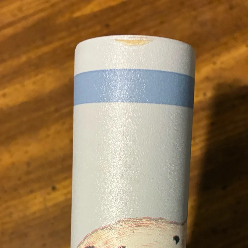 Lot 4 Warner Co. Vtg. Wallpaper Border Rolls Cats & Puppy Baby Nursery Kids Room